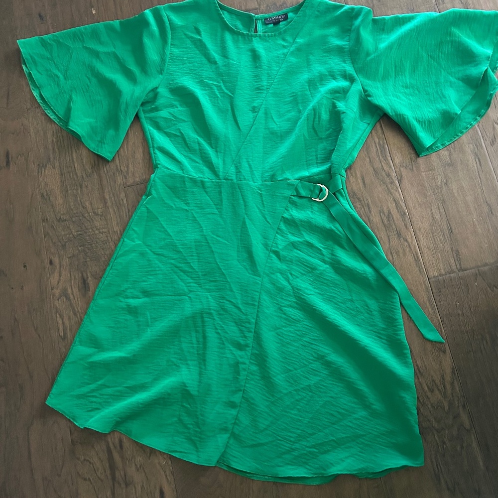 Top shop green cocktail dress